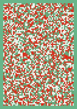 Ofset Quad üretken sanat arkaplan çizimi