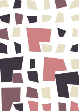 Ofset Quad üretken sanat arkaplan çizimi