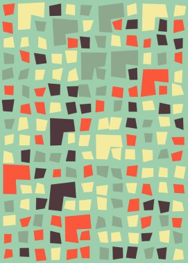 Ofset Quad üretken sanat arkaplan çizimi