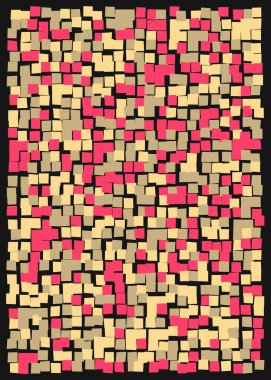 Ofset Quad üretken sanat arkaplan çizimi