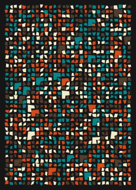 Ofset Quad üretken sanat arkaplan çizimi