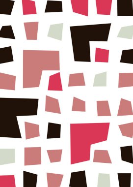 Ofset Quad üretken sanat arkaplan çizimi