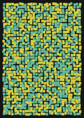 Ofset Quad üretken sanat arkaplan çizimi