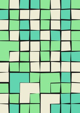 Ofset Quad üretken sanat arkaplan çizimi