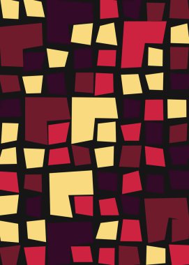 Ofset Quad üretken sanat arkaplan çizimi