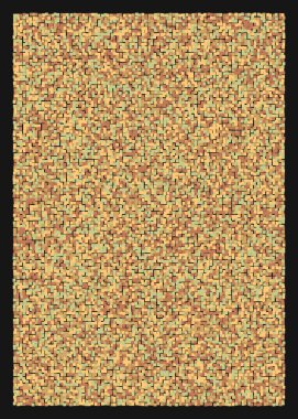 Ofset Quad üretken sanat arkaplan çizimi