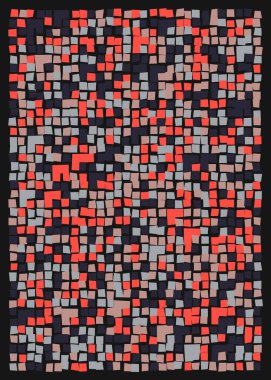 Ofset Quad üretken sanat arkaplan çizimi