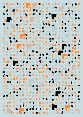 Ofset Quad üretken sanat arkaplan çizimi