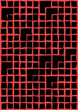 Ofset Quad üretken sanat arkaplan çizimi