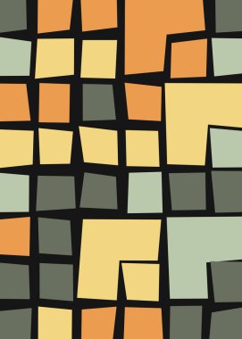 Ofset Quad üretken sanat arkaplan çizimi