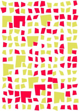 Ofset Quad üretken sanat arkaplan çizimi