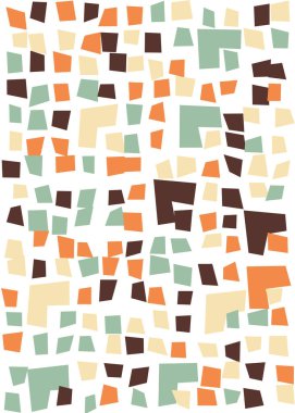 Ofset Quad üretken sanat arkaplan çizimi