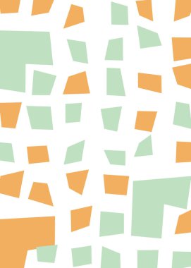 Ofset Quad üretken sanat arkaplan çizimi