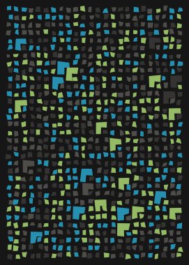 Ofset Quad üretken sanat arkaplan çizimi