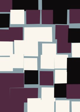 Ofset Quad üretken sanat arkaplan çizimi