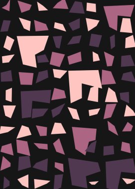 Ofset Quad üretken sanat arkaplan çizimi