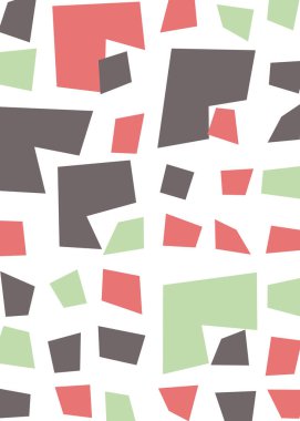 Ofset Quad üretken sanat arkaplan çizimi