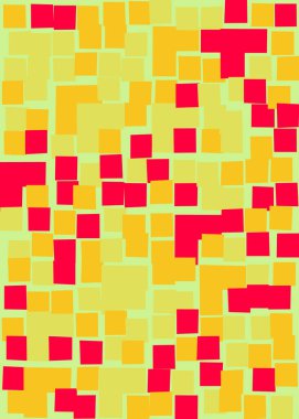 Ofset Quad üretken sanat arkaplan çizimi