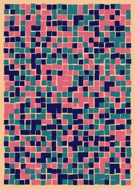 Ofset Quad üretken sanat arkaplan çizimi