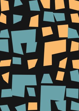 Ofset Quad üretken sanat arkaplan çizimi