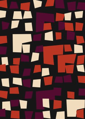 Ofset Quad üretken sanat arkaplan çizimi