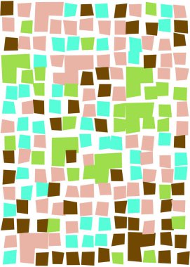 Ofset Quad üretken sanat arkaplan çizimi