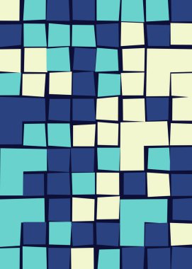 Ofset Quad üretken sanat arkaplan çizimi