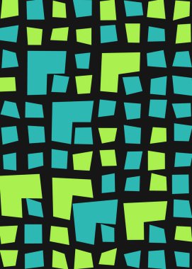 Ofset Quad üretken sanat arkaplan çizimi