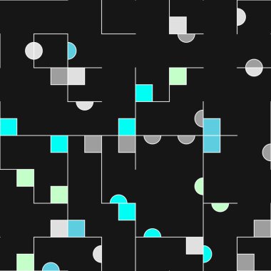 Dekoratif diyagram renkli geometrik şekiller arkaplan resimlemesi