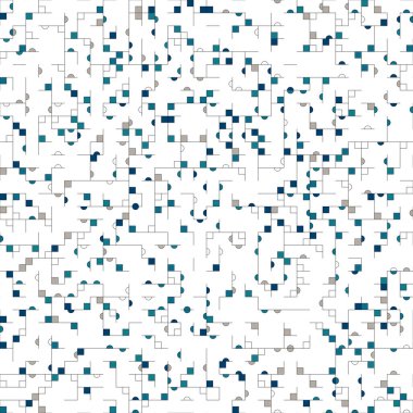 Dekoratif diyagram renkli geometrik şekiller arkaplan resimlemesi