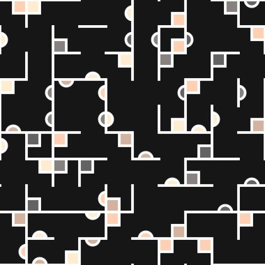 Dekoratif diyagram renkli geometrik şekiller arkaplan resimlemesi
