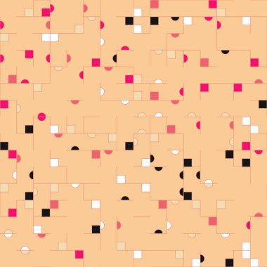 Dekoratif diyagram renkli geometrik şekiller arkaplan resimlemesi