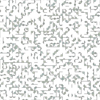 Dekoratif diyagram renkli geometrik şekiller arkaplan resimlemesi