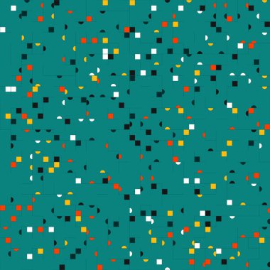 Dekoratif diyagram renkli geometrik şekiller arkaplan resimlemesi