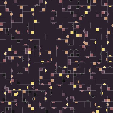 Dekoratif diyagram renkli geometrik şekiller arkaplan resimlemesi