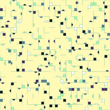 Dekoratif diyagram renkli geometrik şekiller arkaplan resimlemesi