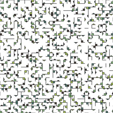 Dekoratif diyagram renkli geometrik şekiller arkaplan resimlemesi