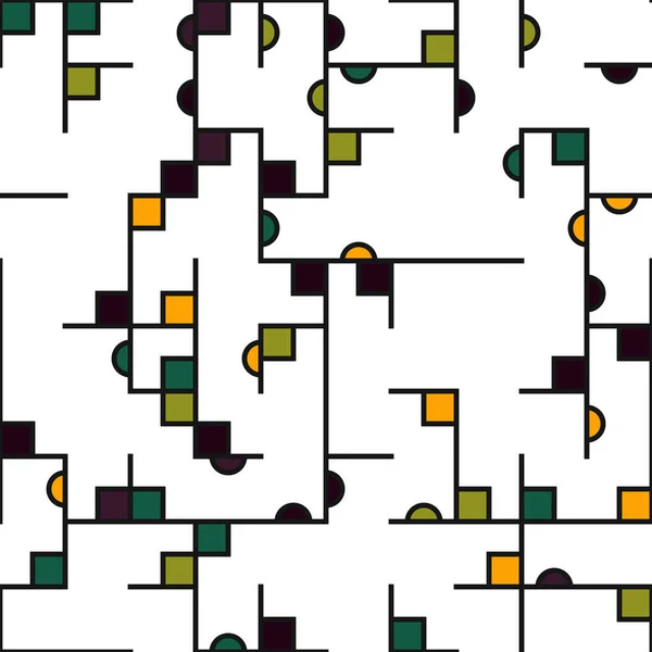 Dekorativní Diagram Barevné Geometrické Obrázky Pozadí Ilustrace — Stockový vektor