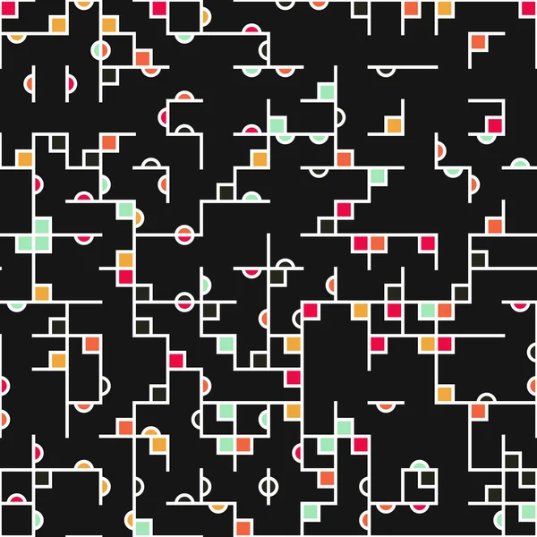Decoratief Diagram Kleurrijke Geometrische Figuren Achtergrond Illustratie — Stockvector
