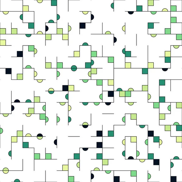 Diagrama Decorativo Figuras Geométricas Coloridas Fondo Ilustración — Vector de stock