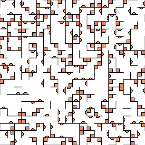 Dekorative Diagram Farverige Geometriske Figurer Baggrund Illustration – Stock-vektor