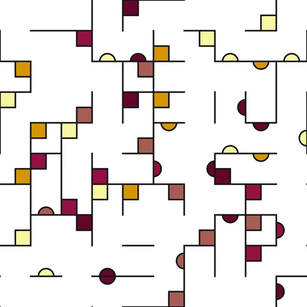 Dekorativní Diagram Barevné Geometrické Obrázky Pozadí Ilustrace — Stockový vektor