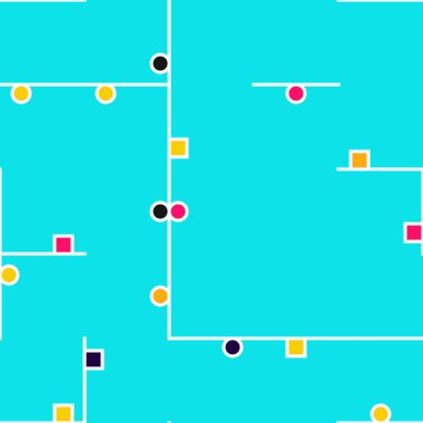 Dekoratif diyagram renkli geometrik şekiller arkaplan resimlemesi