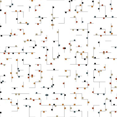 Dekoratif diyagram renkli geometrik şekiller arkaplan resimlemesi