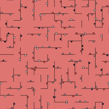 Dekoratif diyagram renkli geometrik şekiller arkaplan resimlemesi