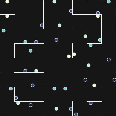 Dekoratif diyagram renkli geometrik şekiller arkaplan resimlemesi