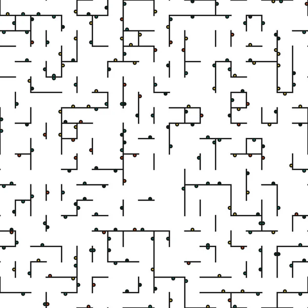 Διακοσμητικό Διάγραμμα Πολύχρωμα Γεωμετρικά Σχήματα Απεικόνιση Φόντου — Διανυσματικό Αρχείο