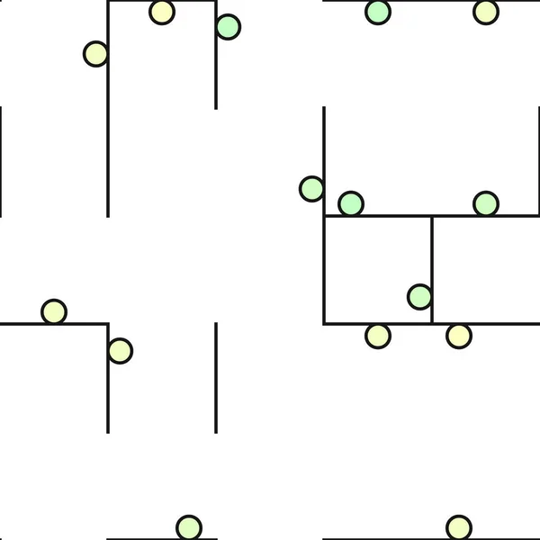 Dekoratív Diagram Színes Geometriai Alakok Háttér Illusztráció — Stock Vector