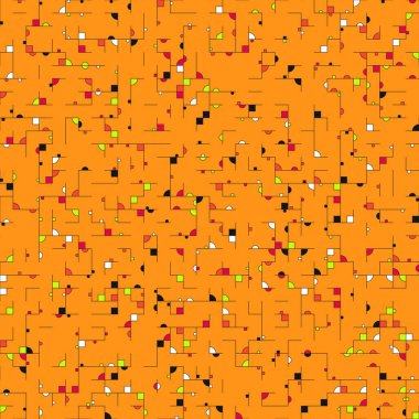 Dekoratif diyagram renkli geometrik şekiller arkaplan resimlemesi