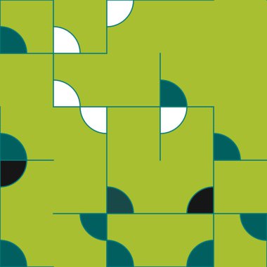 Dekoratif diyagram renkli geometrik şekiller arkaplan resimlemesi